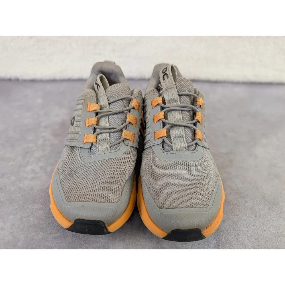 On Running Cloudplay Kids Gray Orange Athletic Sneakers Shoes US K13 3KF10043349